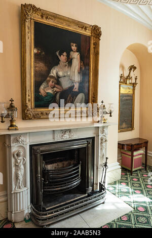 Owens-Thomas House interior camino. Foto Stock