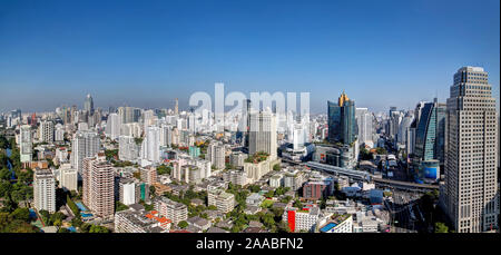 Panorama giornaliero di Sukhumvit-Asoke Foto Stock