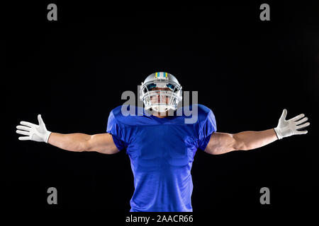 Giocatore di football americano Foto Stock