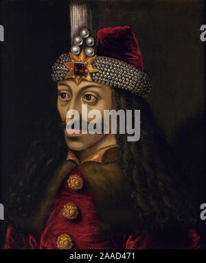 Ritratto di Vlas Tepes Dracula di Wallacchia Foto Stock
