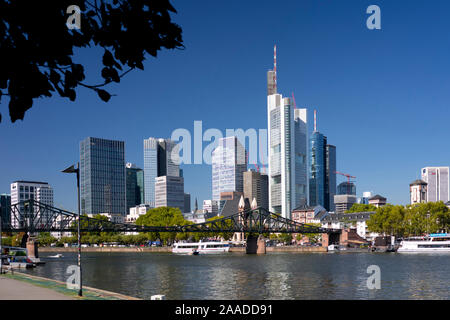 Bundesrepublik Deutschland,Hessen,Frankfurt am Main,nördliches Mainufer (n. pr, nur redaktionell) Foto Stock