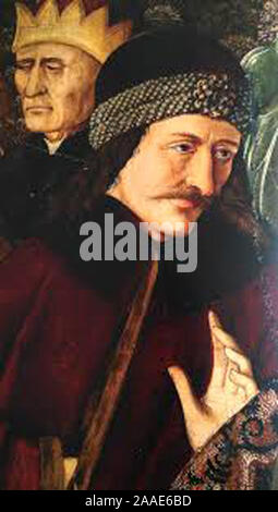 Ritratto di Vlas Tepes Dracula di Wallacchia Foto Stock