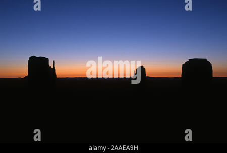 Il Monument Valley, Arizona, Stati Uniti d'America Foto Stock