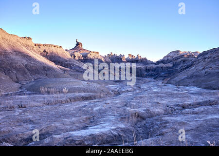 Bisti Badlands De-Na-Zin formazioni rocciose nel Nuovo Messico, STATI UNITI D'AMERICA Foto Stock