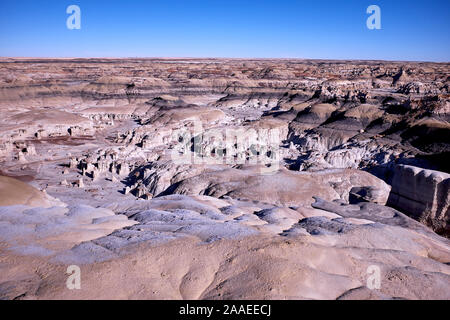 Bisti Badlands De-Na-Zin formazioni rocciose nel Nuovo Messico, STATI UNITI D'AMERICA Foto Stock
