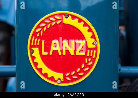 Il vecchio trattore Lanz, Germania Foto Stock