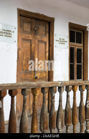 GORI, GEORGIA - 2 Maggio 2019: dettaglio dal museo di Stalin a Gori, Georgia. Il museo è dedicato alla vita del leader sovietico Joseph Stalin, nato Foto Stock