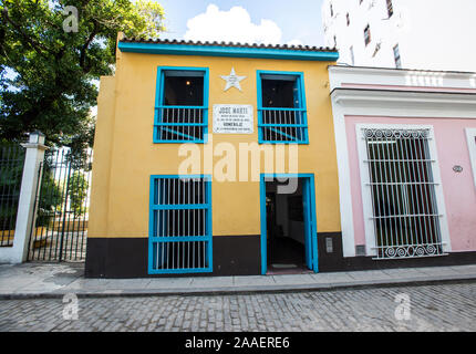 Luogo di nascita di José Martí in Havana Foto Stock