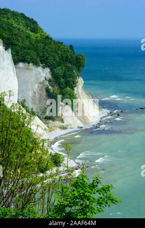 Kreidefelsen auf Ruegen, Meclenburgo-Pomerania Occidentale, Sassnitz, Foto Stock