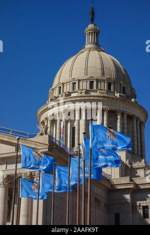 Oklahoma State Capitol in Oklahoma City OK Foto Stock