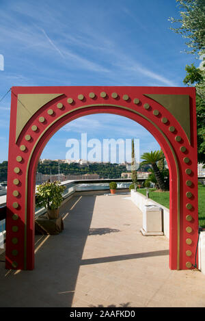 Architettura moderna funzione giardini del Casinò di Monte Carlo Monaco Foto Stock