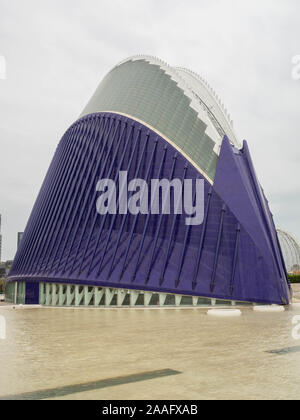 L'edificio Agora in Valencia, la Città delle Arti e delle Scienze Foto Stock