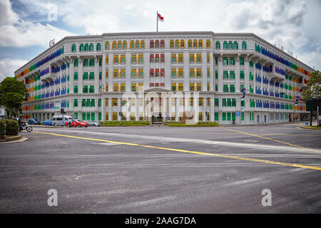 SINGAPORE - 6 luglio: L'edificio mica su 140 Hill Street a Singapore il 6 luglio 2012. Foto Stock