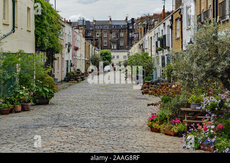 Londra mews opinioni Foto Stock