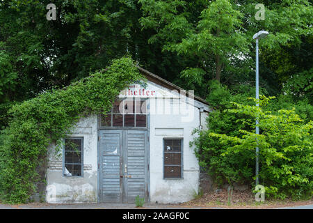 Meclenburgo-pomerania, Putbus, altes Haus, Begruenung, Bauruine, Foto Stock