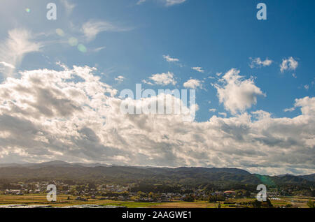 Campagna Fukushia viste in Giappone Foto Stock