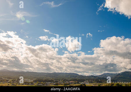 Campagna Fukushia viste in Giappone Foto Stock