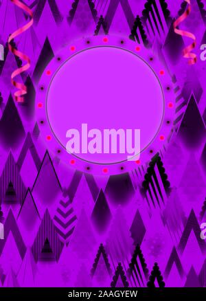 Abstract sfondo verde con posto per il vostro testo. Cornice di verde per la carta o un banner Foto Stock