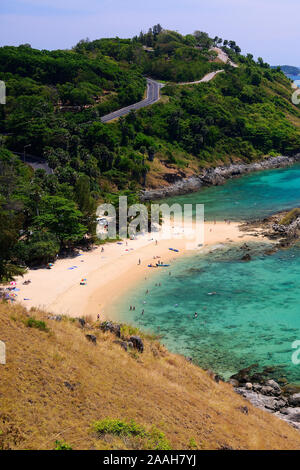 Blick auf Nai Harni Beach , Phuket, Tailandia Foto Stock