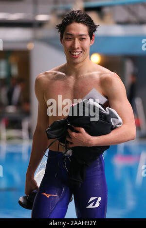 Tatsumi International centro nuoto, Tokyo, Giappone. 22 Novembre, 2019. Kosuke Hagino, Novembre 22, 2019 - Nuoto : Tokyo Aprire 2019 Uomini 400m Freestyle calore a Tatsumi International centro nuoto, Tokyo, Giappone. Credito: YUTAKA AFLO/sport/Alamy Live News Foto Stock