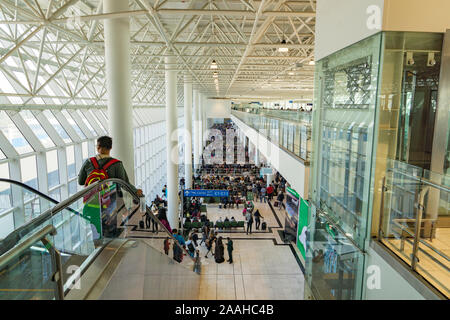 Nuova aerostazione di estensione a Addis Abeba aeroporto (bolo), Etiopia Foto Stock