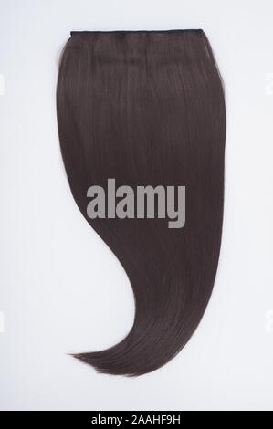 Vergine dritti umani remy hair extensions fasci Foto Stock
