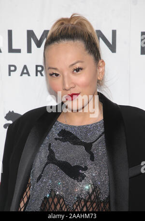 Los Angeles, Ca. Xxi Nov, 2019. Tina Leung, presso il Puma x Balmain collaborazione lancio al latte Studios di Los Angeles, la California il 21 novembre 2019. Credito: Faye Sadou/media/punzone Alamy Live News Foto Stock