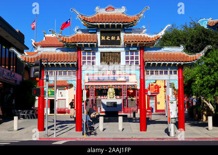 Los Angeles, California - Chinatown Central Plaza nel centro cittadino Foto Stock