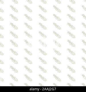 Le alghe Seamless Pattern. Moderno design digitale. Marine modello ripetitivo. Stile moderno stile scandinavo. Colori contemporanei e di design. Illustrazione Vettoriale