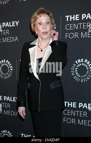 Beverly Hills, CA. Xxi Nov, 2019. Carol Burnett presso gli arrivi per il Paley onori: uno speciale omaggio alla televisione la commedia leggende, il Beverly Wilshire Hotel di Beverly Hills, CA, 21 novembre 2019. Credito: Priscilla concedere/Everett raccolta/Alamy Live News Foto Stock