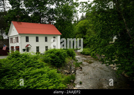 Le vecchie case in New England, New Hampshire, STATI UNITI D'AMERICA Foto Stock