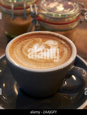 Latte Art, Birmingham, Regno Unito Foto Stock