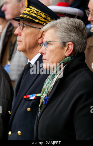 Celebrazione del settantacinquesimo anniversario della liberazione, Strasburgo, Alsazia, Francia Foto Stock