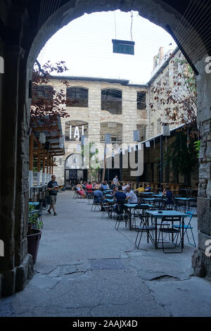 Budapest, rovina Pub Ankert Foto Stock