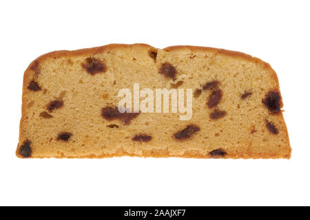 Torta di frutta su sfondo bianco Foto Stock