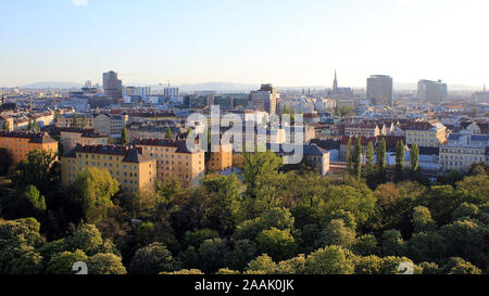 Vienna dal di sopra Foto Stock