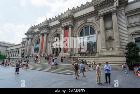 New York, Stati Uniti d'America - 20 agosto 2018: il Metropolitan Museum of Art si trova nella città di New York. Foto Stock