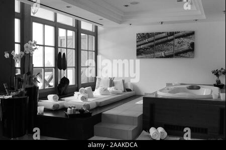 Il Spa-Suite del Grand Spa Hotel Arosa a Kitzbühel Foto Stock