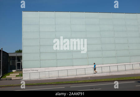 Il nuovo edificio del Museo Folkwang progettato dall architetto David Chipperfield ,Essen, Westfalia, Germania Foto Stock