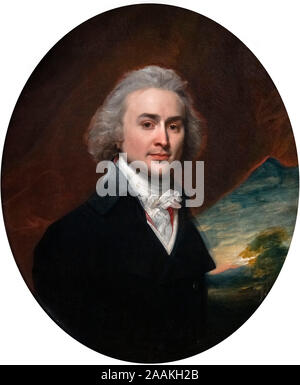 John Quincy Adams (1767-1848) all'età di 28. Ritratto del sesto presidente degli Stati Uniti come un giovane uomo da John Singleton Copley (1738-1815), olio su tela, 1796. Foto Stock