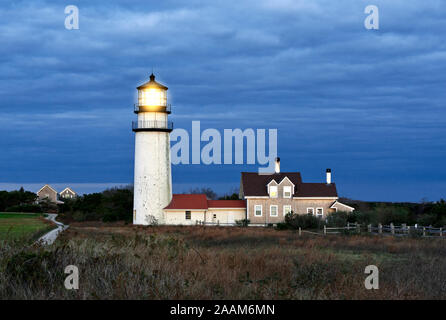 Highland faro, Truro, Cape Cod, Massachusetts, STATI UNITI D'AMERICA. Foto Stock