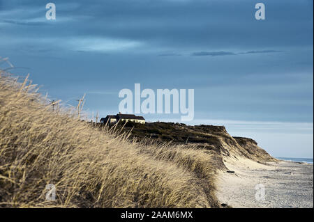 Waterfront beach cottage, Truro, Cape Cod, Massachusetts, STATI UNITI D'AMERICA Foto Stock