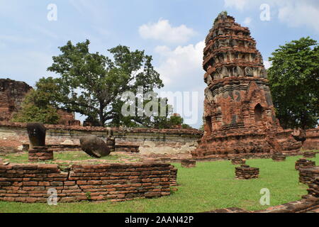 Wat Mahathat Bangkok Foto Stock