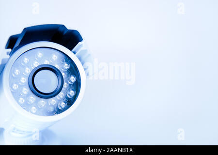 Videocamera di sorveglianza - close up Foto Stock