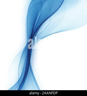 Abstract onda Colore elemento di design Onda Blu Illustrazione Vettoriale