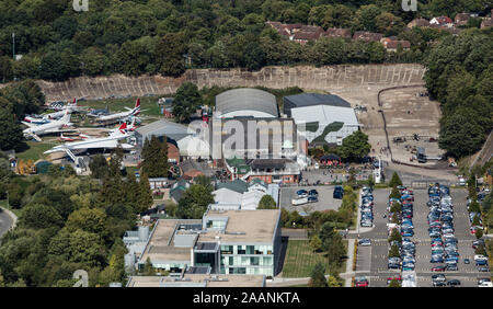 Brooklands Museum dall'aria Foto Stock