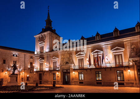 Plaza de la Villa, Town Square, Madrid, Spagna. Foto Stock