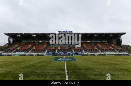 Vista generale dello stadio prima della Heineken Champions Cup piscina quattro corrispondono a Allianz Park, Londra. Foto Stock