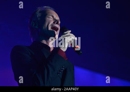 Il cantante Sting a Griminelli & Friends concerto Foto Stock