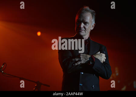 Il cantante Sting a Griminelli & Friends concerto Foto Stock